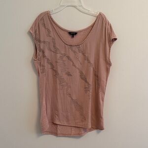 RW&CO. Mauve Short Sleeve Top
